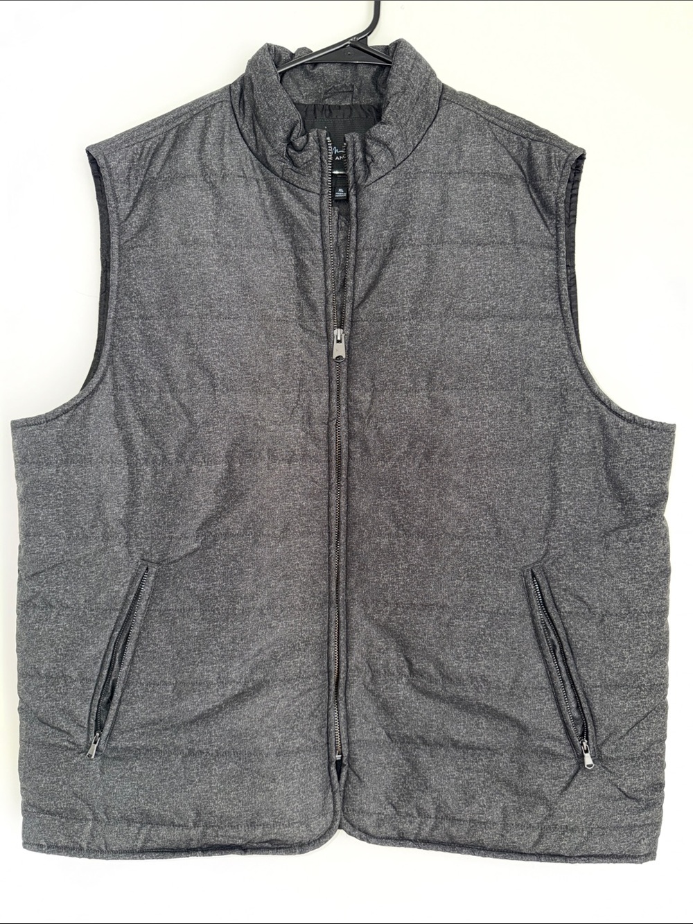 Marc Anthony Men's Quilted Vest - Charcoal Gray